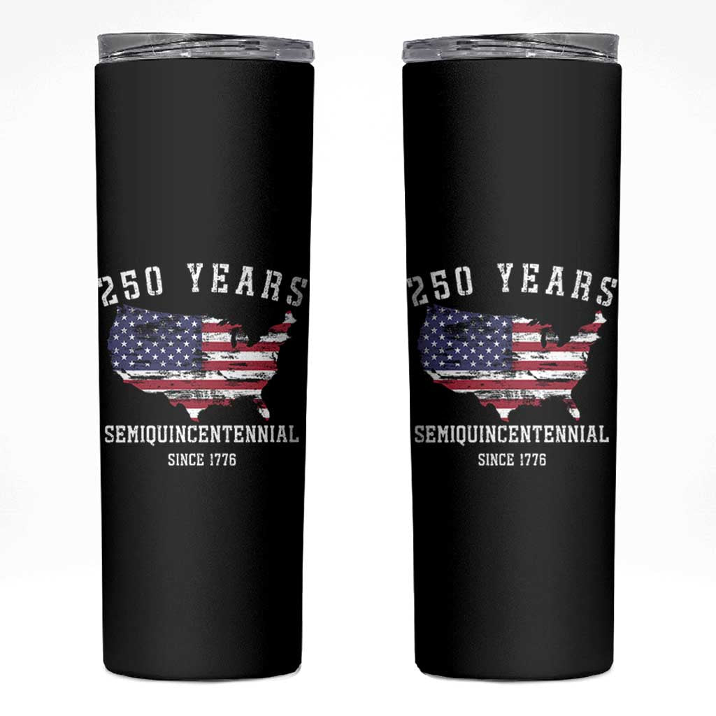 USA 250th Anniversary Skinny Tumbler United States Semiquincentennial 1776 2026 Patriotic Independence Day