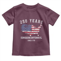 USA 250th Anniversary Toddler T Shirt United States Semiquincentennial 1776 2026 Patriotic Independence Day