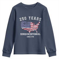 USA 250th Anniversary Youth Sweatshirt United States Semiquincentennial 1776 2026 Patriotic Independence Day
