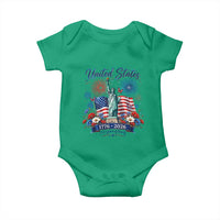 250th Anniversary USA Baby Onesie Patriotic Liberty Floral 250 Years American 4th July 1776 2026