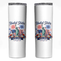 250th Anniversary USA Skinny Tumbler Patriotic Liberty Floral 250 Years American 4th July 1776 2026