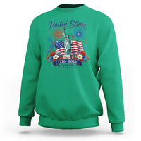 250th Anniversary USA Sweatshirt Patriotic Liberty Floral 250 Years American 4th July 1776 2026