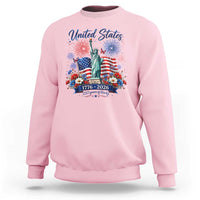 250th Anniversary USA Sweatshirt Patriotic Liberty Floral 250 Years American 4th July 1776 2026