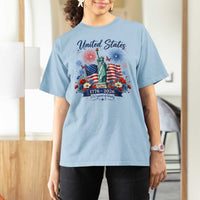 250th Anniversary USA T Shirt For Women Patriotic Liberty Floral 250 Years American 4th July 1776 2026