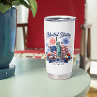 250th Anniversary USA Tumbler Cup Patriotic Liberty Floral 250 Years American 4th July 1776 2026