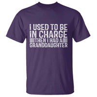 I Used To Be in Charge Then I Had A Granddaughter T Shirt Father's Day Grandpa Gift