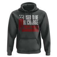 I Used To Be in Charge Then I Had A Granddaughter Hoodie Funny Saying Gag Gift Birthday Grandpa Fathers Day US Flag