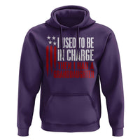 I Used To Be in Charge Then I Had A Granddaughter Hoodie Funny Saying Gag Gift Birthday Grandpa Fathers Day US Flag