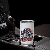Funny 4th Of July WTF Is A Kilometer Tumbler Cup Vintage USA Meme Patriotic Eagle Humor Independence Day