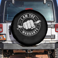 I Am The Warranty Mechanic Spare Tire Cover Car Repair Guy Funny Handyman Distressed Graphic