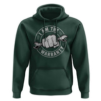 I Am The Warranty Mechanic Hoodie Car Repair Guy Funny Handyman Distressed Graphic
