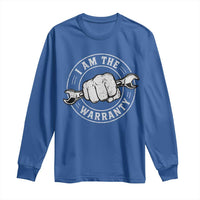 I Am The Warranty Mechanic Long Sleeve Shirt Car Repair Guy Funny Handyman Distressed Graphic
