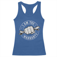 I Am The Warranty Mechanic Racerback Tank Top Car Repair Guy Funny Handyman Distressed Graphic