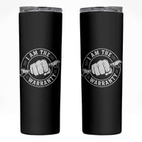 I Am The Warranty Mechanic Skinny Tumbler Car Repair Guy Funny Handyman Distressed Graphic
