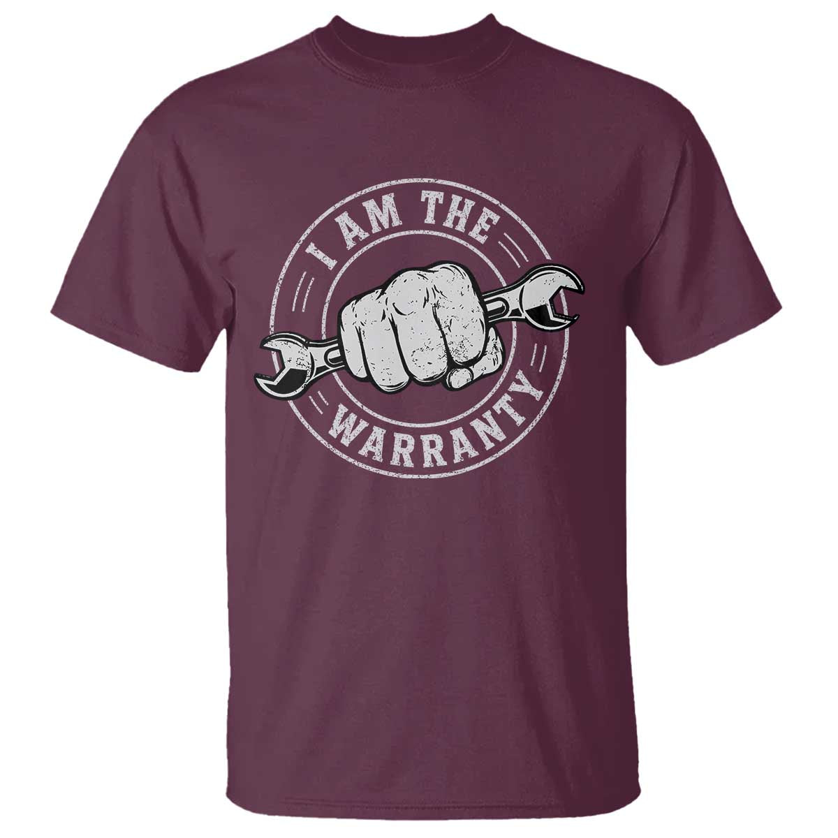 I Am The Warranty Mechanic T Shirt Car Repair Guy Funny Handyman Distressed Graphic