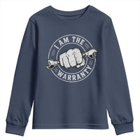 I Am The Warranty Mechanic Youth Sweatshirt Car Repair Guy Funny Handyman Distressed Graphic