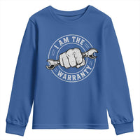 I Am The Warranty Mechanic Youth Sweatshirt Car Repair Guy Funny Handyman Distressed Graphic