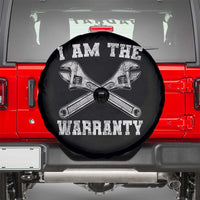 I Am The Warranty Mechanic Spare Tire Cover Car Repair Funny Handyman Distressed Graphic