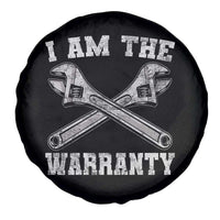 I Am The Warranty Mechanic Spare Tire Cover Car Repair Funny Handyman Distressed Graphic