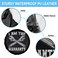 I Am The Warranty Mechanic Spare Tire Cover Car Repair Funny Handyman Distressed Graphic