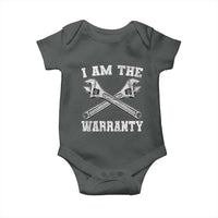 I Am The Warranty Mechanic Baby Onesie Car Repair Funny Handyman Distressed Graphic
