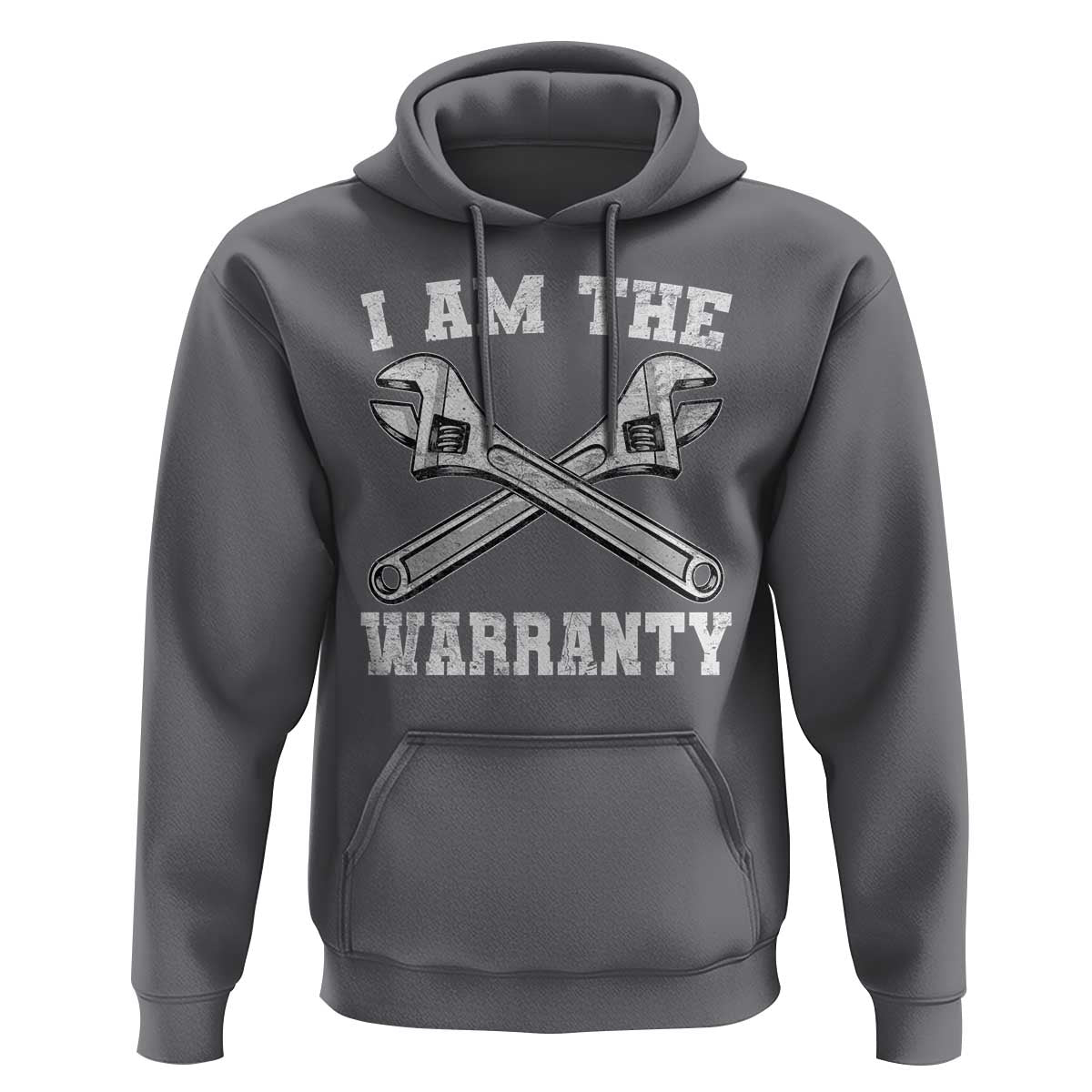 I Am The Warranty Mechanic Hoodie Car Repair Funny Handyman Distressed Graphic