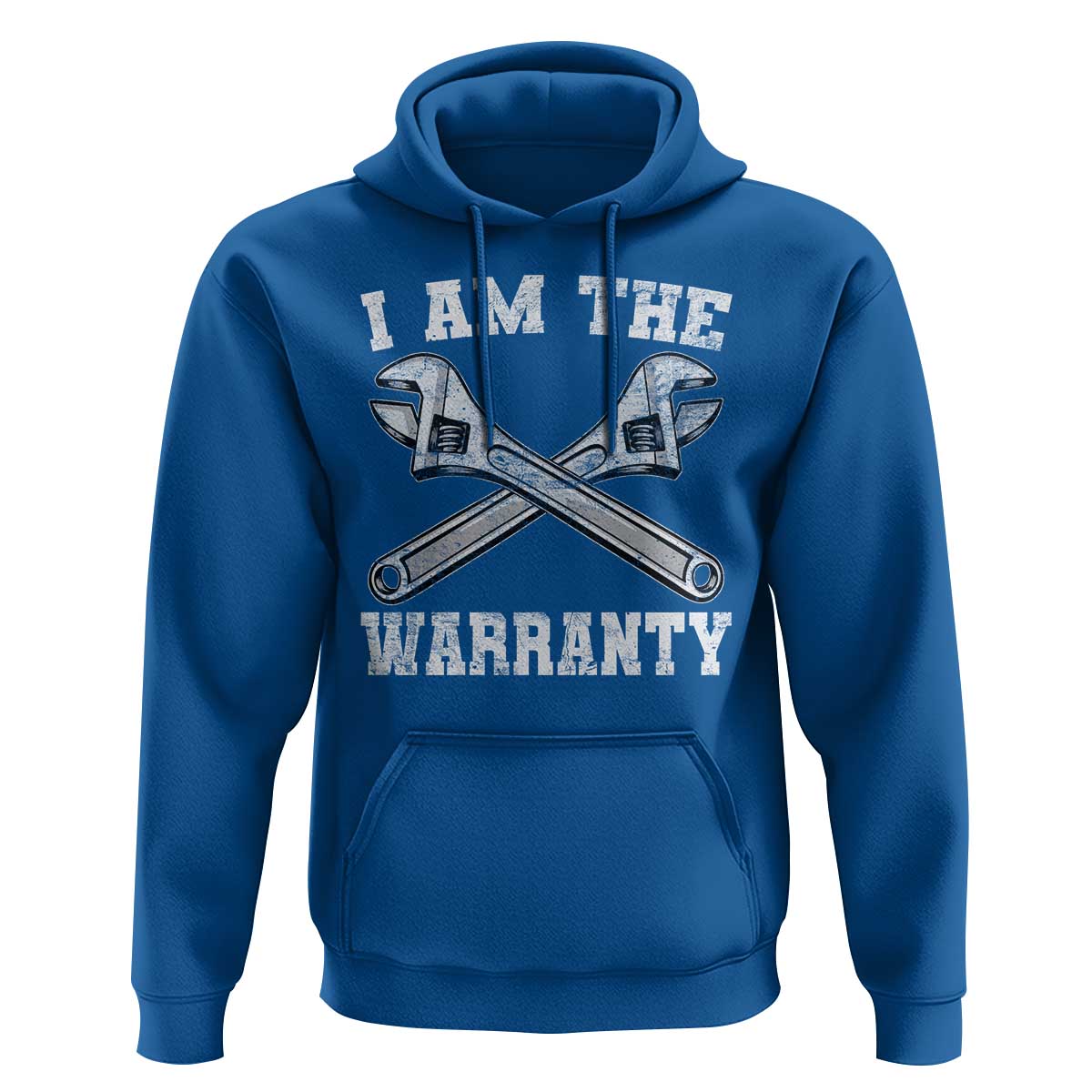 I Am The Warranty Mechanic Hoodie Car Repair Funny Handyman Distressed Graphic