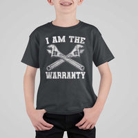 I Am The Warranty Mechanic T Shirt For Kid Car Repair Funny Handyman Distressed Graphic