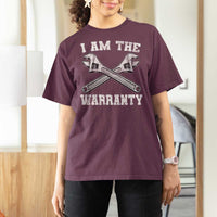 I Am The Warranty Mechanic T Shirt For Women Car Repair Funny Handyman Distressed Graphic