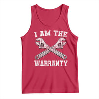 I Am The Warranty Mechanic Tank Top Car Repair Funny Handyman Distressed Graphic