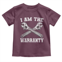 I Am The Warranty Mechanic Toddler T Shirt Car Repair Funny Handyman Distressed Graphic