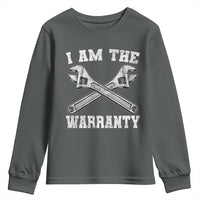 I Am The Warranty Mechanic Youth Sweatshirt Car Repair Funny Handyman Distressed Graphic
