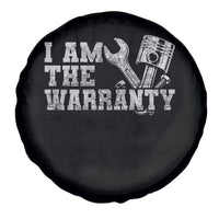 I Am The Warranty Spare Tire Cover Race Car Parts Repair Guy Funny Mechanic