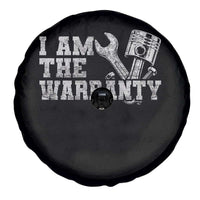 I Am The Warranty Spare Tire Cover Race Car Parts Repair Guy Funny Mechanic