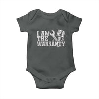 I Am The Warranty Baby Onesie Race Car Parts Repair Guy Funny Mechanic