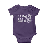 I Am The Warranty Baby Onesie Race Car Parts Repair Guy Funny Mechanic