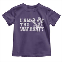 I Am The Warranty Toddler T Shirt Race Car Parts Repair Guy Funny Mechanic
