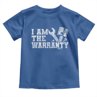 I Am The Warranty Toddler T Shirt Race Car Parts Repair Guy Funny Mechanic