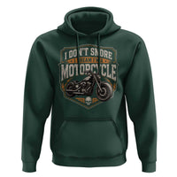 I Dont Snore I Dream Im A Motorcycle Rider Hoodie Snoring Biker Retro Bikers Club