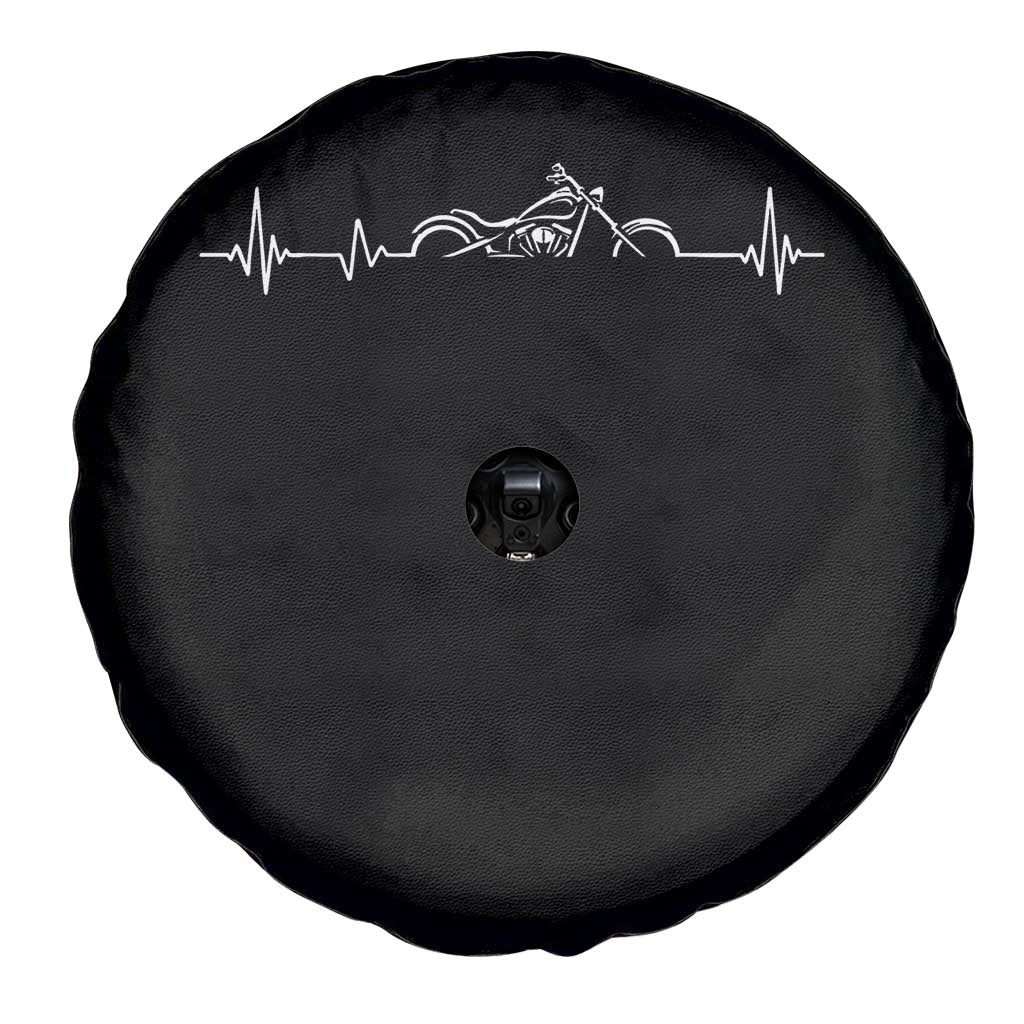 Heartbeat Motorcycle Lovers Spare Tire Cover Sports Biker Bikers Club