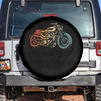 Vintage Motorcycle Spare Tire Cover Retro Rider Graphic Motorcycle Enthusiasts Bikers Club