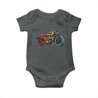 Vintage Motorcycle Baby Onesie Retro Rider Graphic Motorcycle Enthusiasts Bikers Club