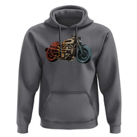 Vintage Motorcycle Hoodie Retro Rider Graphic Motorcycle Enthusiasts Bikers Club