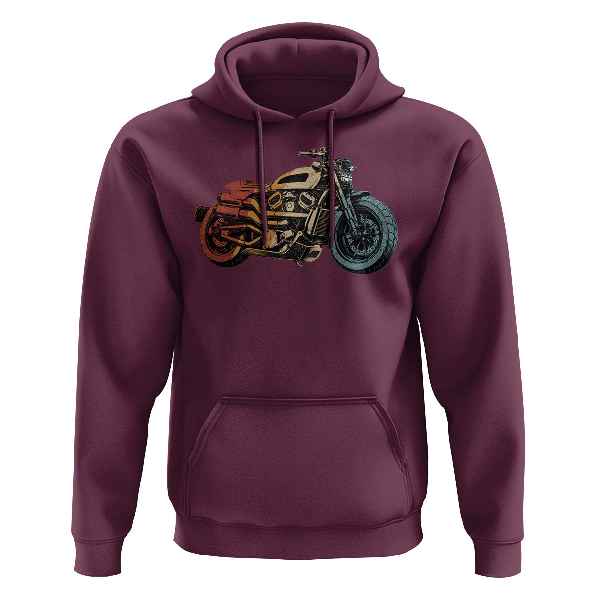 Vintage Motorcycle Hoodie Retro Rider Graphic Motorcycle Enthusiasts Bikers Club