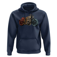 Vintage Motorcycle Hoodie Retro Rider Graphic Motorcycle Enthusiasts Bikers Club