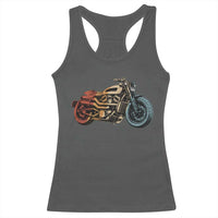 Vintage Motorcycle Racerback Tank Top Retro Rider Graphic Motorcycle Enthusiasts Bikers Club