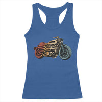 Vintage Motorcycle Racerback Tank Top Retro Rider Graphic Motorcycle Enthusiasts Bikers Club