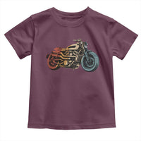 Vintage Motorcycle Toddler T Shirt Retro Rider Graphic Motorcycle Enthusiasts Bikers Club