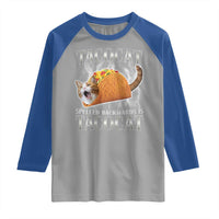 Tacocat Spelled Backwards Is Tacocat Raglan Shirt Funny Cat Gift 90s Bootleg - Wonder Print Shop
