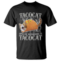 Tacocat Spelled Backwards Is Tacocat T Shirt Funny Cat Gift 90s Bootleg - Wonder Print Shop